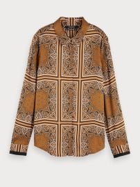 Printed Viscose Shirt at Scotch & Soda