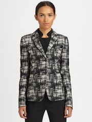 Printed blazer by Akris Punto at Saks Fifth Avenue