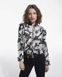 Printed blouse at The Kooples