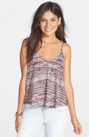 Printed cami by Lush at Nordstrom