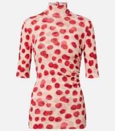 Printed mesh T-shirt at Mytheresa