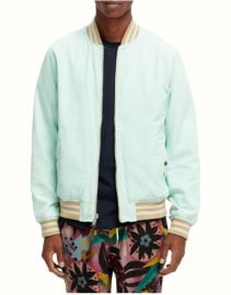 Printed reversible bomber jacket Scotch amp Soda at Scotch and Soda