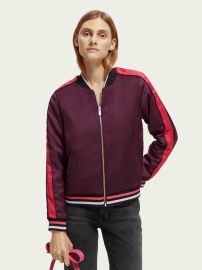 Printed reversible padded bomber jacket Inbetween Jackets Ladies Clothing at Scotch Soda at Scotch & Soda