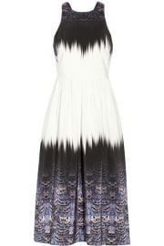 Printed silk dress by Tibi at The Outnet