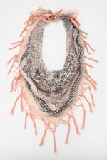 Printed silk square scarf at Urban Outiftters at Urban Outfitters