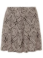 Printed skater skirt at Dorothy Perkins