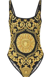 Printed swimsuit at Net a Porter