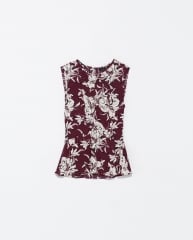 Printed top at Zara