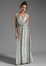 Printed wrap maxi dress by Ella Moss at Revolve