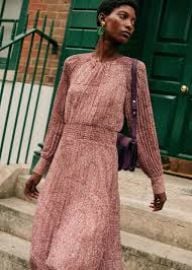 Priscille Dress in Mosaic print at Sezane