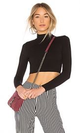 Privacy Please Perks Crop Top in Black from Revolve com at Revolve