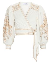 Private Label Billy Wrap Blouse at Intermix