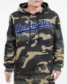 Pro Standard Los Angeles Dodgers Logo Pro Team Camo Hoody CROWN MINDED at Crown Minded