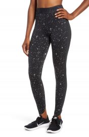 Pro Starry Night Metallic Print Training Tights   Nordstrom at Nordstrom