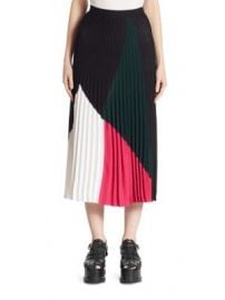 Proenza Schouler - Colorblock Pleated Skirt at Saks Fifth Avenue