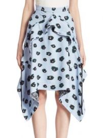 Proenza Schouler - Draped Printed Skirt at Saks Fifth Avenue