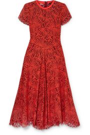 Proenza Schouler - Lace midi dress at Net A Porter