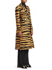 Proenza Schouler - Tiger Print Wrap Coat at Saks Fifth Avenue