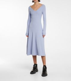 Proenza Schouler - White Label ribbed-knit midi dress at Mytheresa