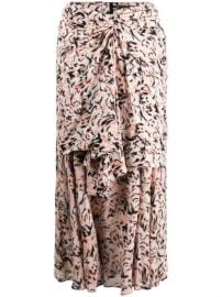 Proenza Schouler Abstract Animal Print Layered Skirt - Farfetch at Farfetch