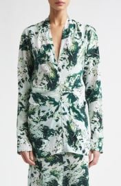 Proenza Schouler Adela Print Long Sleeve Top at Nordstrom