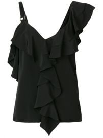 Proenza Schouler Asymmetric Ruffle Blouse  790 - Buy Online - Mobile Friendly  Fast Delivery  Price at Farfetch