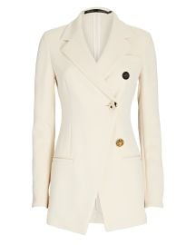 Proenza Schouler Asymmetric Textured Suiting Blazer reg at Intermix