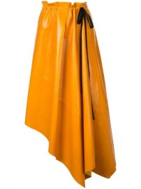 Proenza Schouler Asymmetrical Shiny Leather Mid Skirt - Farfetch at Farfetch