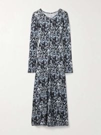 Proenza Schouler Atlas Printed Jersey Maxi Dress at Net a Porter