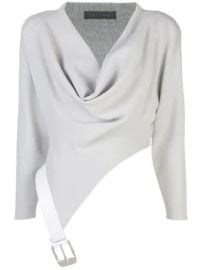 Proenza Schouler Belted Cowl Neck Top at Proenza Schouler