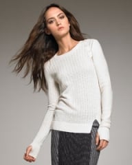 Proenza Schouler Button-Shoulder Knit Sweater at Neiman Marcus