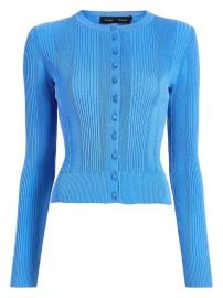 Proenza Schouler Currin Cardigan Blue at Farfetch