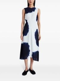 Proenza Schouler Ella Dress In Printed Viscose Crepe - at Farfetch