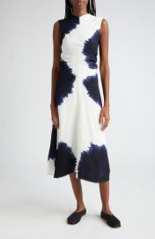 Proenza Schouler Ella Print Crepe Midi Dress at Nordstrom