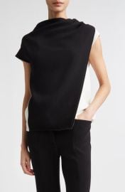 Proenza Schouler Elsa Asymmetric Double Crepe Top at Nordstrom