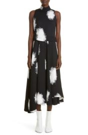 Proenza Schouler Feather Dot Sleeveless Jersey Midi Dress at Nordstrom