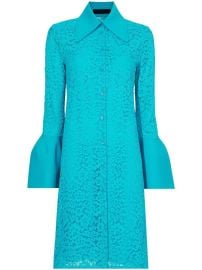 Proenza Schouler Floral Lace Shirtdress - at Farfetch