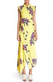 Proenza Schouler Floral Print Silk Georgette Dress at Nordstrom