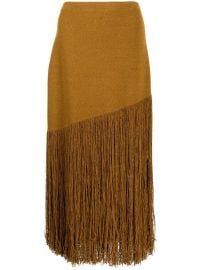 Proenza Schouler Fringed Knitted Skirt - at Farfetch