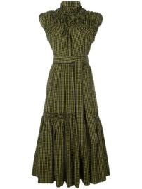 Proenza Schouler Gingham Tiered Dress - Farfetch at Farfetch