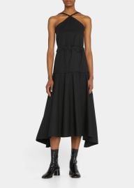 Proenza Schouler Halter Eco Poplin Midi Dress - at Bergdorf Goodman