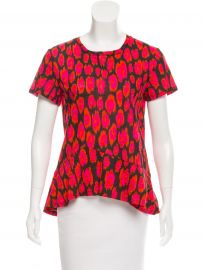 Proenza Schouler Ikat Print Asymmetrical Top at The Real Real