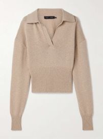 Proenza Schouler Jeanne Eco Cashmere Sweater in oatmeal at Net a Porter