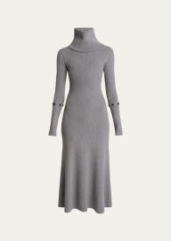 Proenza Schouler Jocelyn Midweight Viscose Rib-Knit Dress - at Bergdorf Goodman