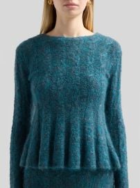 Proenza Schouler Joelle Looped Mohair-Blend Top | Saks Fifth Avenue at Saks Fifth Avenue
