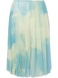 Proenza Schouler Judy abstract-print Pleated Skirt - at Farfetch