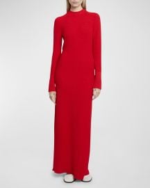 Proenza Schouler Lara Boucle Cut-Out Back Maxi Dress at Neiman Marcus