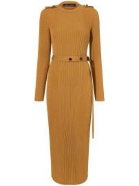 Proenza Schouler Lauryn Maxi Dress Brown at Farfetch