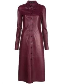 Proenza Schouler Leather Shirt Dress - Farfetch at Farfetch