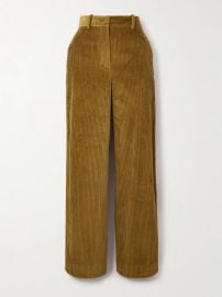 Proenza Schouler Lidie wide leg corduroy pants at Net a Porter